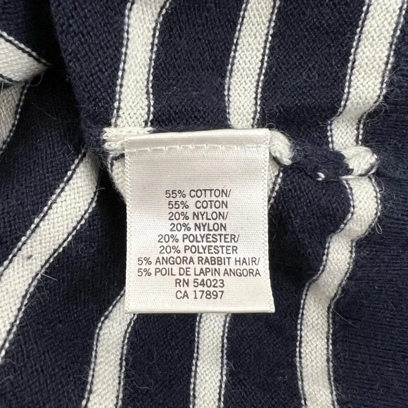 XS Banana Republic Stripped Nautical Sweater Navy/White - Picture 7 of 11